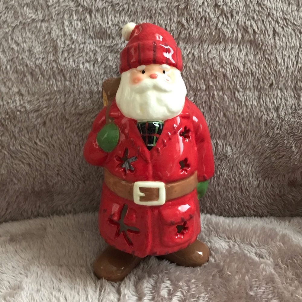 Hallmark Santa Votive Holder EUC